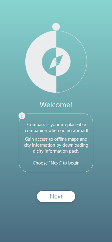 Compass screen